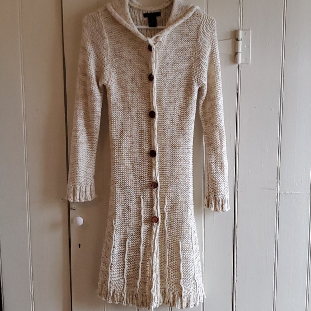 BCBG Long Fall Knit Sweater